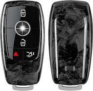 T-carbon Carbon Fibre Key Case Compatible with Mercedes Benz E Class C300 CLA GLB CLS580 GLE Class C