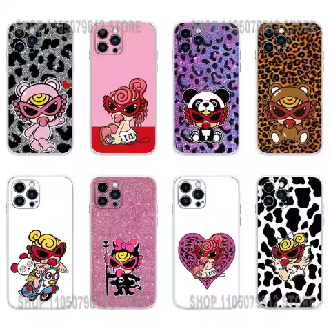 H-Hysteric M-Mini Phone Case For iPhone 17 16,15,14,13,12,11 Plus,Pro,Max,XR,Plus,E,Mini Transparent
