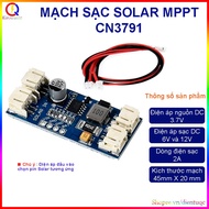 Solar charge control circuit CN3791 MPPT 3.7V 2A uses 6V and 12V solar panels