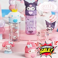 Kids Cute Cartoon Tritan Water Bottle 100% BPA Free Cute Children Water Bottle With Straw School Wat