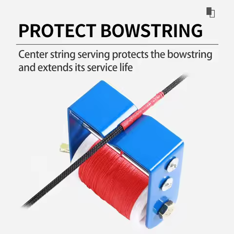Bow String Jig Set Bowstring Serving Thread Compound Recurve Bow & Arrow Hunting Bowstring Maintenan