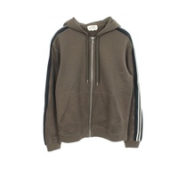 【二手】愛馬仕 HERMES 連帽衫，Run H 款，抓絨棉質連帽衫，男款，二手 B