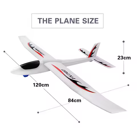 FX707S Airplane Hand Launch Glider Plane Throwing Airplane Soft Foam Airplane Aircraft Model DIY Toy