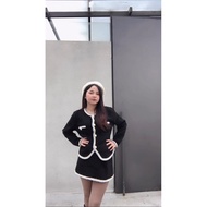 AKIRA SET | IMPORT BLAZER CARDIGAN + MINI SKIRT PREMIUM QUALITY WOMAN WINTER AUTUMN KOREAN STYLE (CO