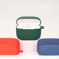 【Good Quality】Solid Color Silicone Earphone Soft Cases Compatible For Baseus Bowie 30 with Hook