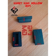 Hollow Rubber Feet 2x4 Hollow Iron Shoes Table Chair Base Iron Rack 20x40 Rak Besi Bertingkat
