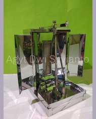 Burner kebab 4 kg mesin kebab 4 kg panggangan kebab 4kg kompor kebab 4 kg murah 1 sett