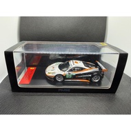 Fujimi 1/43 Ferrari 458 Italia GT2 Racing Model, Italia GT2 Racing Car No. 89, White Body with Orang