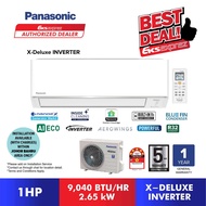 [Built-in WIFI] Panasonic X-Deluxe Inverter Aircond R32 (KU) KU9AKH / KU12AKH / KU18AKH (1HP/1.5HP/2HP)