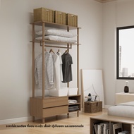 KONCEPT FURNITURE KONCEPT FURNITURE ตู้เสื้อผ้าบานเปิด รุ่น TOMO สีไม้อ่อน (100x45x200 ซม.)