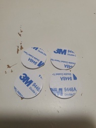 【極罕現貨】3M 9448A 頂級工業級高黏度圓形雙面膠貼 (4片裝) 手機/車載固定神物