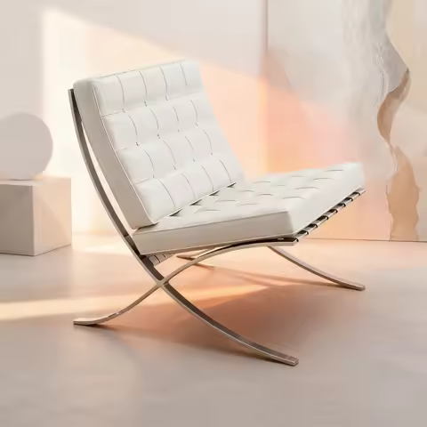 Designer Star Same Leisure Simple High-end Luxury Leisure Chair Nordic Single Barcelona Modern Recli