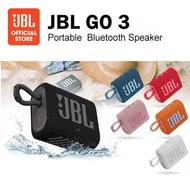【3 Months Warranty】JBL GO 3 Portable Speaker - Waterproof Speaker Bluetooth Speaker JBL Pro Sound Wireless Bluetooth Outdoor Speaker JBL Speaker Bass Go3