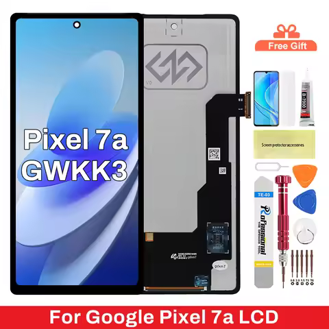 Pixel 7A Display Screen Assembly For Google Pixel 7A GWKK3 GHL1X G0DZQ G82U8 LCD Display Touch Scree