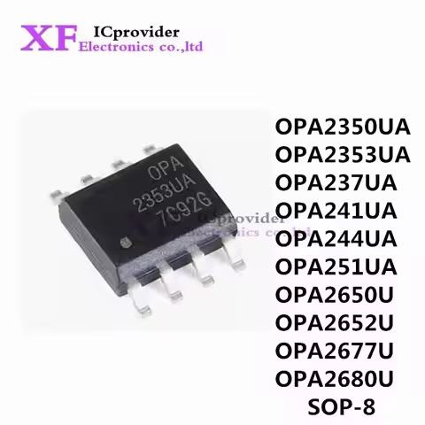 5Pcs New Original OPA2350UA OPA2353UA OPA237UA OPA241UA OPA244UA OPA251UA OPA2650U OPA2652U OPA2677U