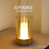 Led Creative Night Light Restaurant Bar Desktop Atmosphere Light Candle Table Lamp Hand Sweeper Sens