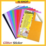 A4 Glitter Sticker | EVA Form Sticker | Sparkling Sticker | Metallic Sticker | Metallic Glitter Pape
