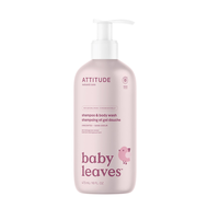 ATTITUDE 艾特優 嬰幼兒2合1洗髮沐浴露 無香  473ml  1瓶