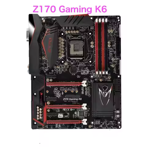 For Asrock Z170 Gaming K6 Motherboard LGA 1151 DDR4 PCI-E 3.0 M.2 USB3.0 Mainboard 100% tested fully