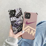 New Trendy Nike Vans Logo Painting Phone Case for Huawei P40 P30 P20 Lite Mate 20 30 Nova 3i 5T 7i 7 Se 8 Honor 8X Y6s Y7a Y9 Prime 2019 Shockproof Casing Cover