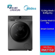 Midea Washer (12.0kg) & Dryer (8.0kg) 120WB