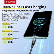 TRANYOO CABLE TYPE C TO TYPE C 100W SUPER CHANGER