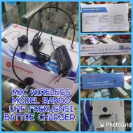 Mic wireless bando Mic wireless terbaik bagus dilengkapi baterai 🔋 charger
