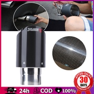 AK ธรรมดาสาน Glossy คาร์บอนระบบไอเสียรถยนต์ท่อไอเสียปลายท่อหางสากลตรงเงินสแตนเลส Car AK tailpipe ขอบ