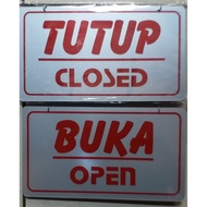 OPEN CLOSE DOOR LABEL SIGN - OPEN CLOSE DOOR SIGN HANGING PLATE