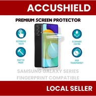 AccuShield S23/S22 Ultra Plus/S21 Plus/Note 20 Ultra/Note 10 Plus/S23 Ultra Screen Protector for Samsung Full Coverage