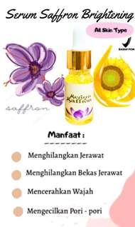 BPOM Serum Saffron / Serum Glowing Saffron / Serum Saffron Oil