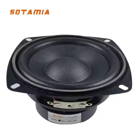 SOTAMIA 1Pcs 4 Inch Audio Bass Power Speaker 4 Ohm 20W HIFI Music Woofer Home Theater Bluetooth Spea