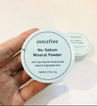 innisfree no-sebum mineral powder   innisfree悅詩風吟薄荷散粉5g#