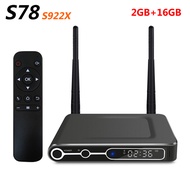 S78 S922X บลูทูธ Amlogic Quad-Core DDR4แขน Cortex-A73 RAM 1000M LAN 2.4G 5G WiFi บลูทูธ4.2 4K ชุด HD