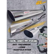 GL RACING EX5  / EX5 -DREAM OP BELANG EXHAUST ORGINAL MANIFOLD 25MM