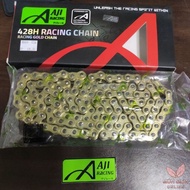 Aji Racing Gold Chain 428H X 132L 428 428H X 122L Motor Rantai Emas Motorcycle Chain Rantai Motor Y1