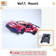 Flush Wall Mount For Lego Technic Ferrari 488 GTE (42125)