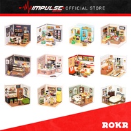 Robotime ROKR Rolife DIY Miniature Store Kit Set - Cafe, Supply Store, Fruit Store, Book, Bubble Tea