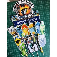 Cake Topper Slugterra (can add name)