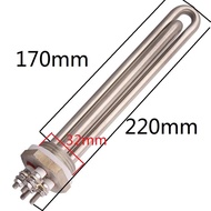 12V DC immersion water heating element electric tubular heater 1 inch solar water heater resistance 