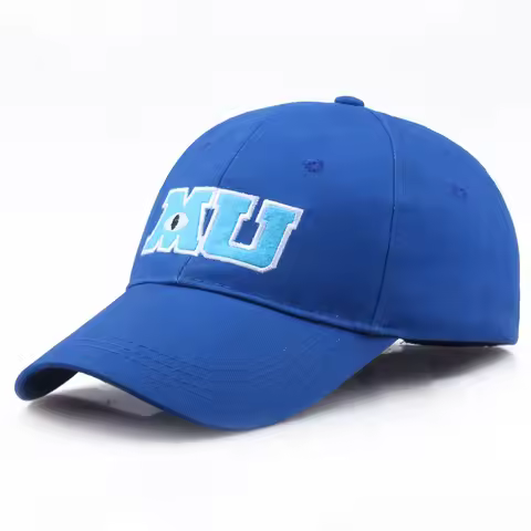 Pixar Monster University MU Baseball Cap For Men Women Sullivan Sulley Mike Embroidery Snapback Cap 