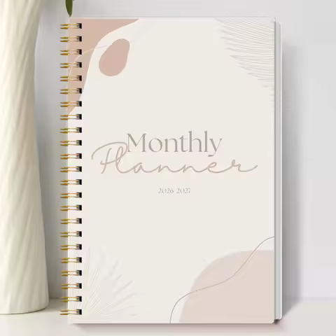 2026-2027 A5 Weekly & Monthly Planner – Jan 2026 to Dec 2027 Spiral Organizer with Calendar & Notes,