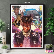 Juice Wrld Wall Decoration Size 30 X 40 / Juice Wrld Wooden Poster Size 30 X 40 / Juice Wrld Walldec