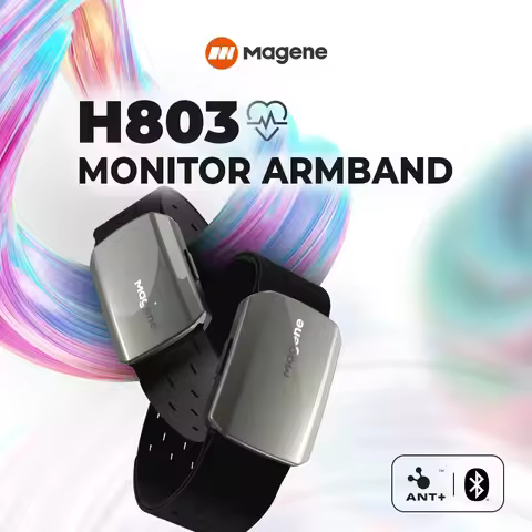 Magene H803 Heart Rate Armband Monitor Dual Mode Bluetooth ANT H803 Sensor Arm Wrist Strap Fitness H