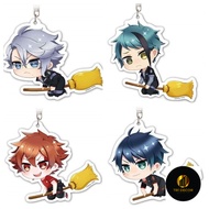 Keychain, Standee, Glass Painting Anime Game Twisted Wonderland Malleus Draconia Deuce Spade Study a