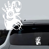 Handsome Marvel Iron Man Pattern Car Reflective Stickers