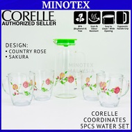 Corelle Coordinates (Country Rose / Sakura) Water Jug Set/Jug Air/ Set Jug Air Corelle Coordinates