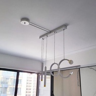 燈具移位器改位神器餐廳吊燈diy配件換位免開槽長條座可移式燈具