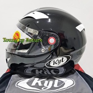 Helm Full Face KYT C4 Tech Solid Black