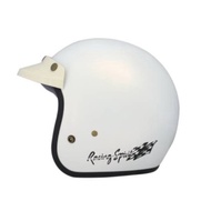 Original LTD 5 Button MAG Premium Helmet Racing Spirit RS Magnum 5 Star with White Cap 100% Original